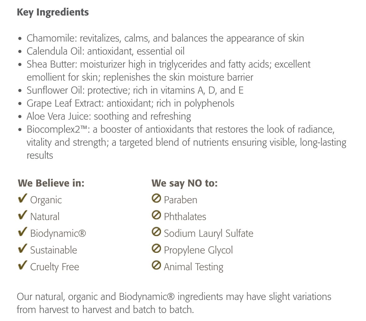 Calm skin Chamomile Moisturizer