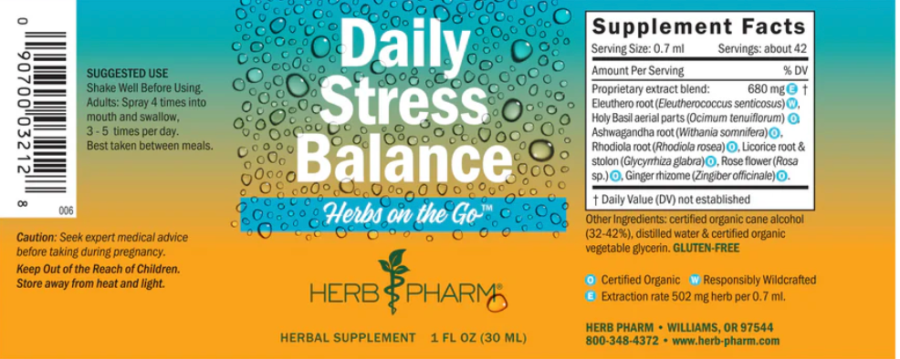 Daily Stress Balance