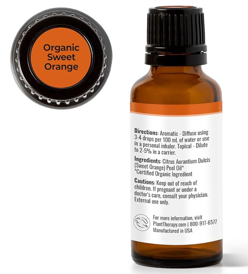 Essential Oils - Orange Sweet Organic