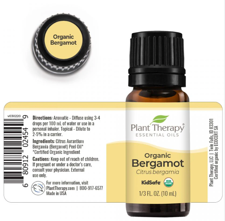 Essential Oils - Bergamot Organic