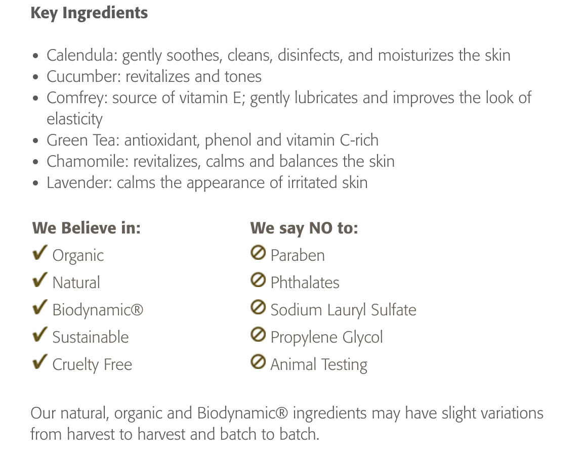 Herbal Eye Make-up Remover
