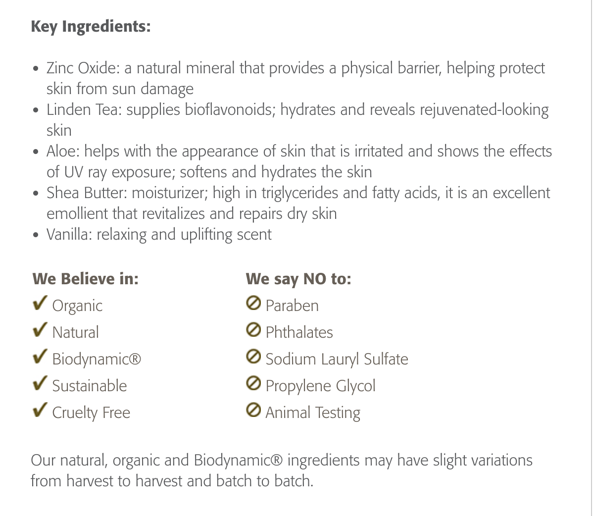 Tropical Vainilla day Cream SPF40