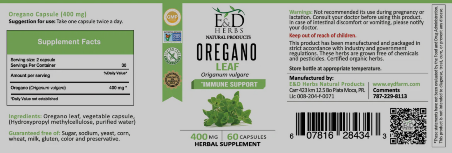 Orégano Hoja