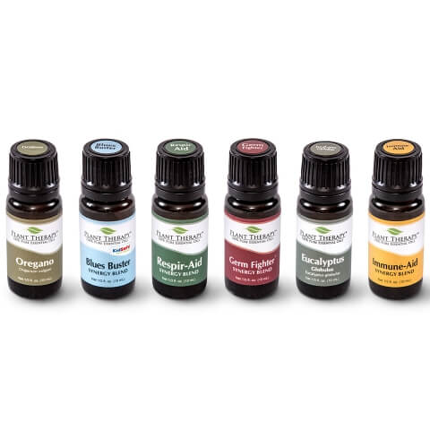 Plant Therapy Wellness Essential Oil Gift Set. Includes Germ Fighter
