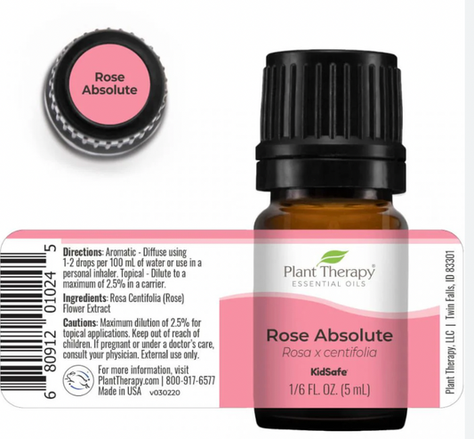 Essential Oils - Rose Absolute - Plant Therapy